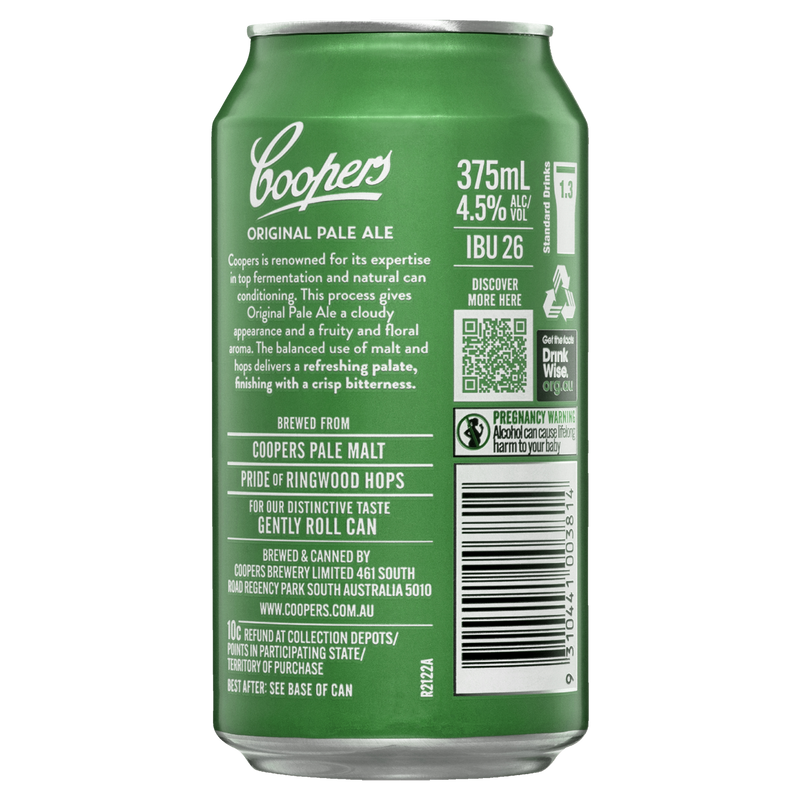 COOPERS PALE ALE CANS