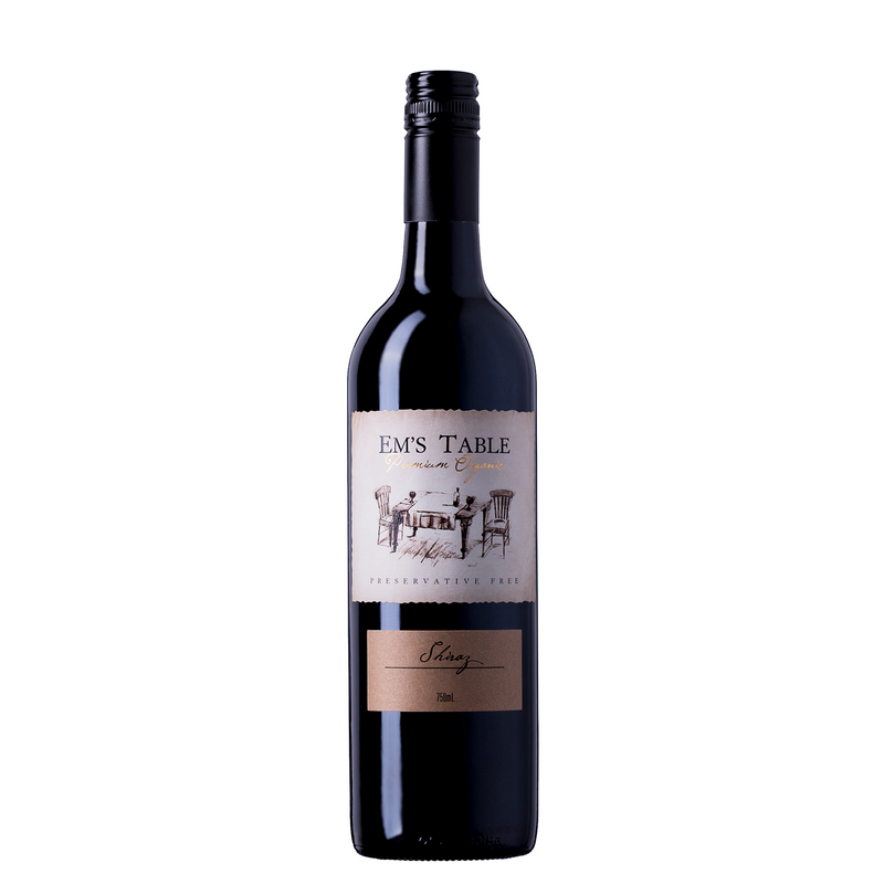 EM'S TABLE PRESERVATIVE FREE SHIRAZ