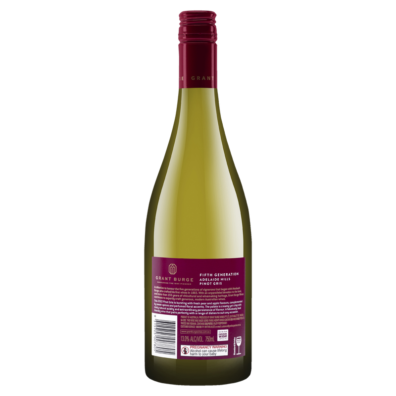 GRANT BURGE 5TH GENERATION PINOT GRIS