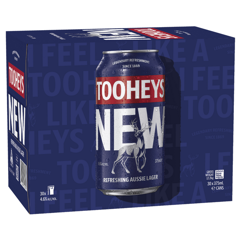 TOOHEYS NEW CANS