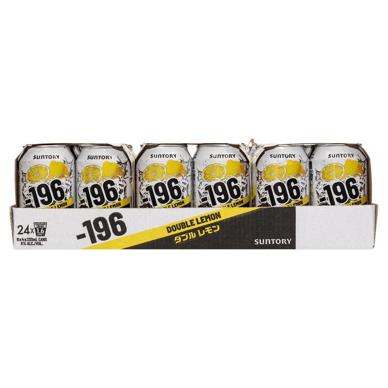 SUNTORY -196 DOUBLE LEMON CANS