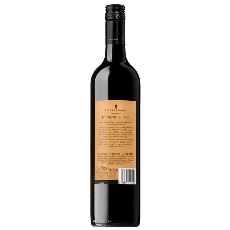PETER LEHMANN THE BOND SHIRAZ
