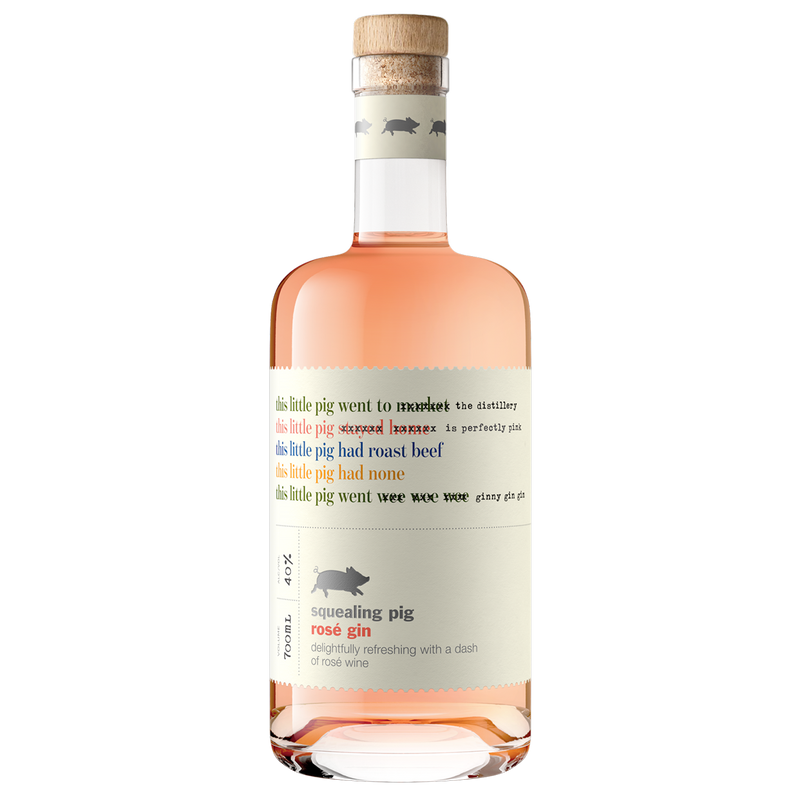 SQUEALING PIG ROSE GIN 700ML