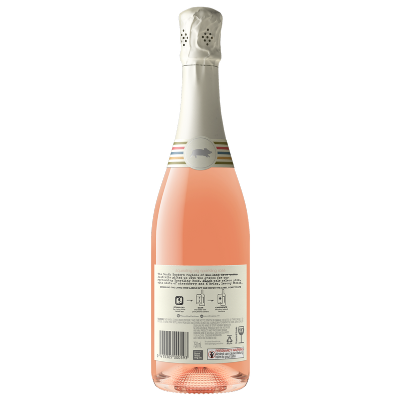 SQUEALING PIG SPARKLING ROSE