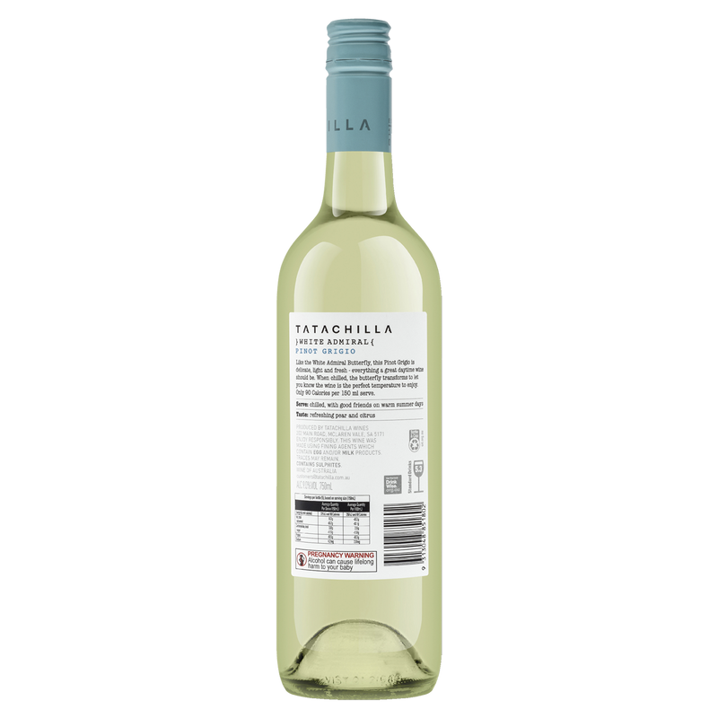 TATACHILLA WHITE ADMIRAL PINOT GRIGIO