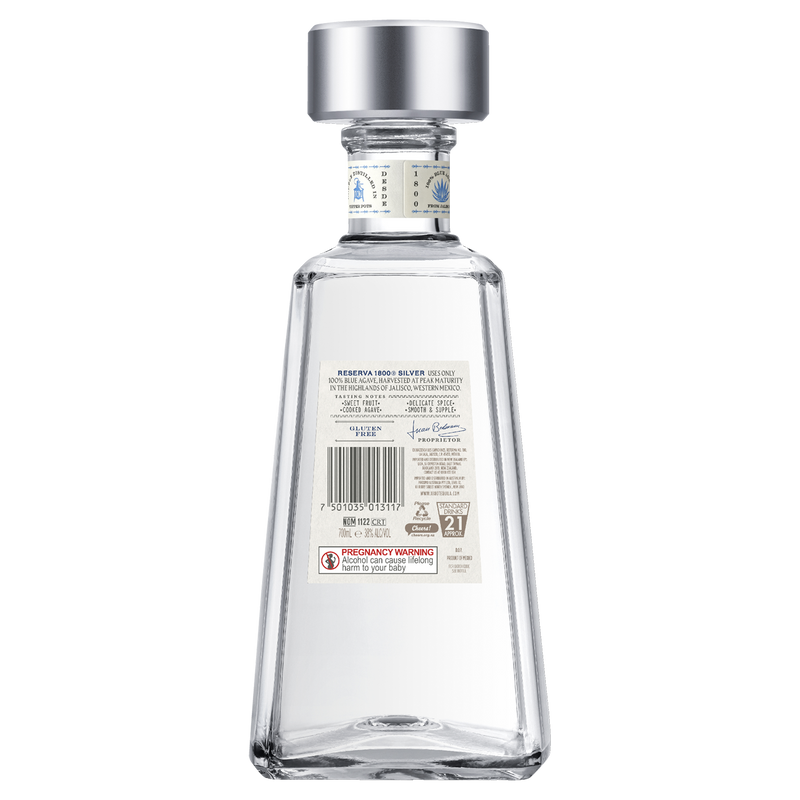 1800 SILVER TEQUILA 700ML