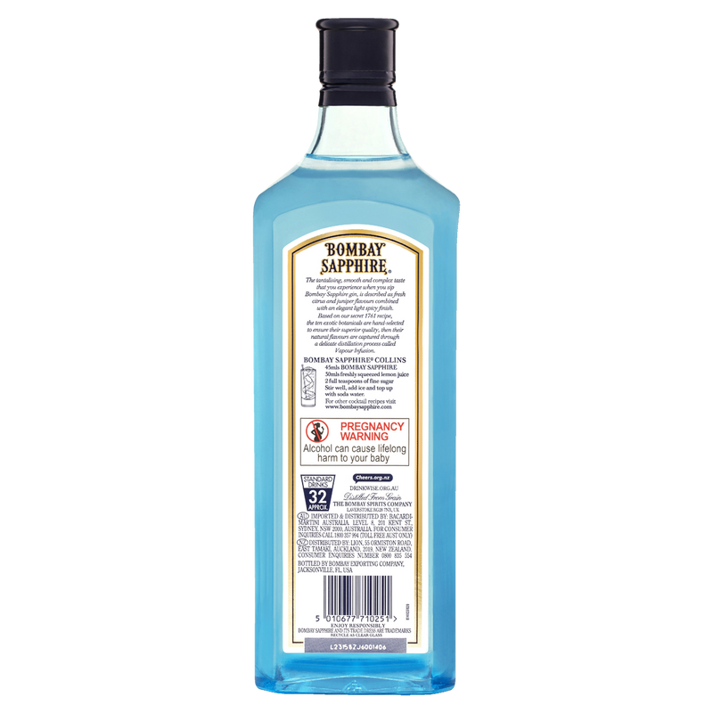 BOMBAY SAPPHIRE GIN 1LTR