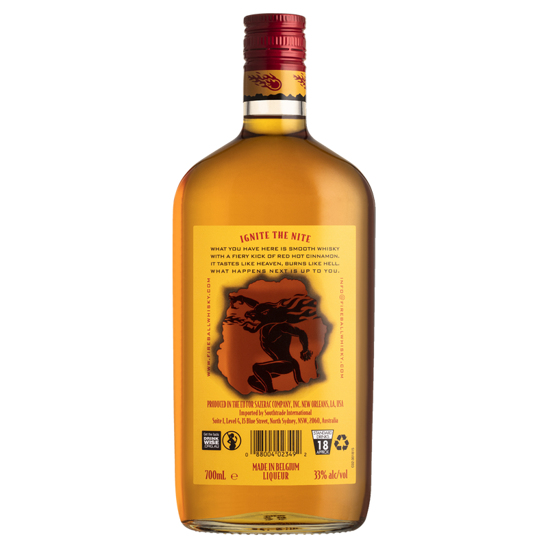 FIREBALL WHISKY LIQUEUR 700ML