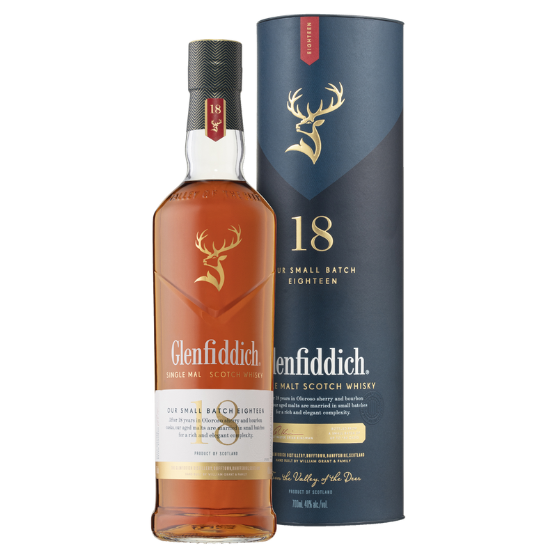 GLENFIDDICH 18 Y.O. SINGLE MALT 700ML
