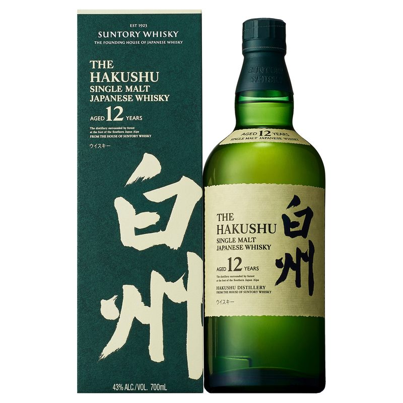SUNTORY HAKUSHU SINGLE MALT 12 YEAR 700ML