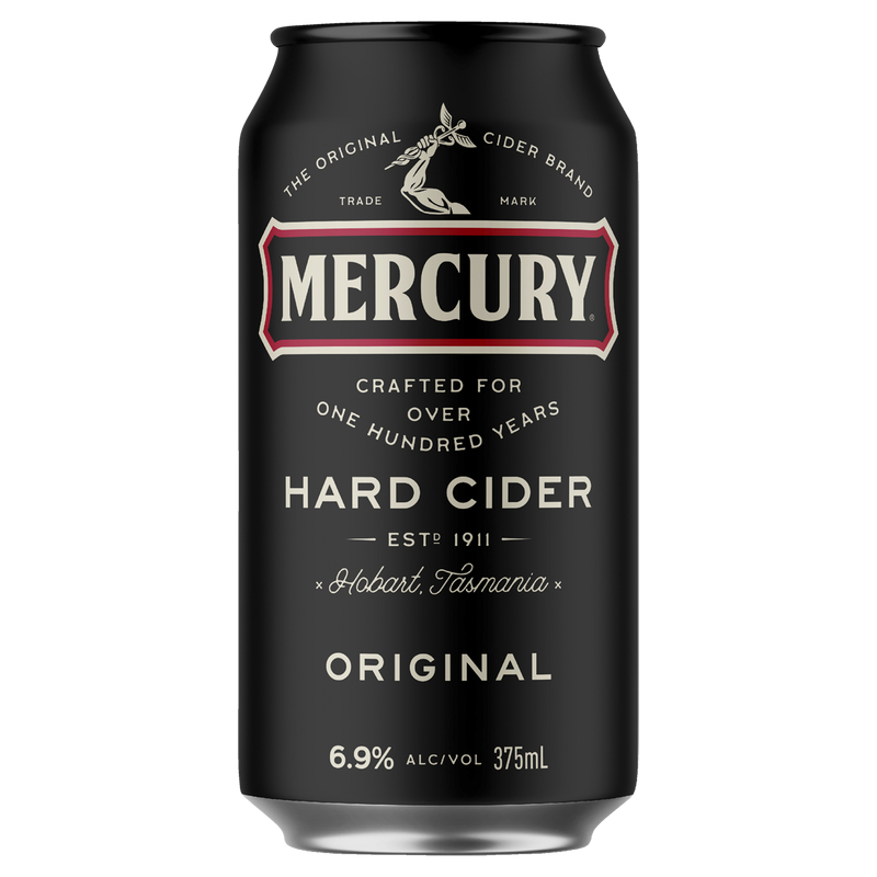 MERCURY HARD CIDER CANS