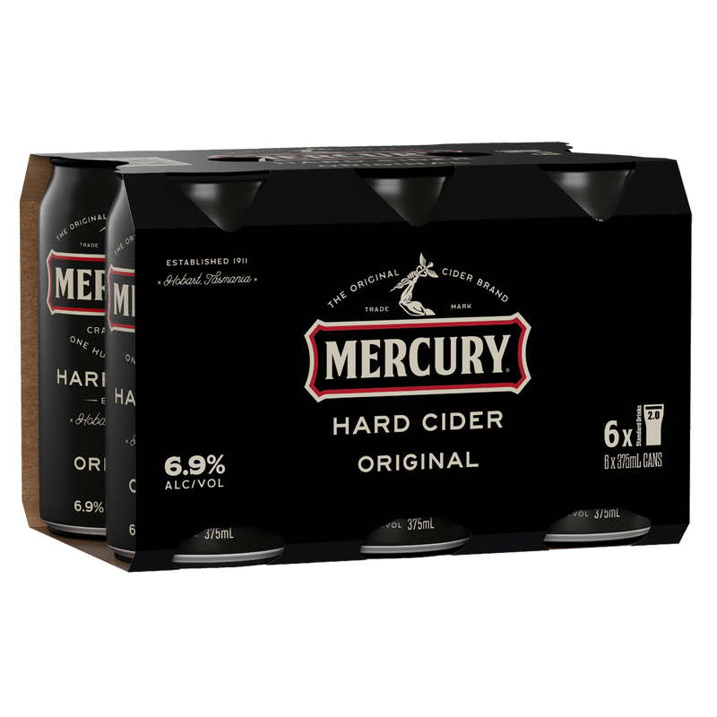 MERCURY HARD CIDER CANS