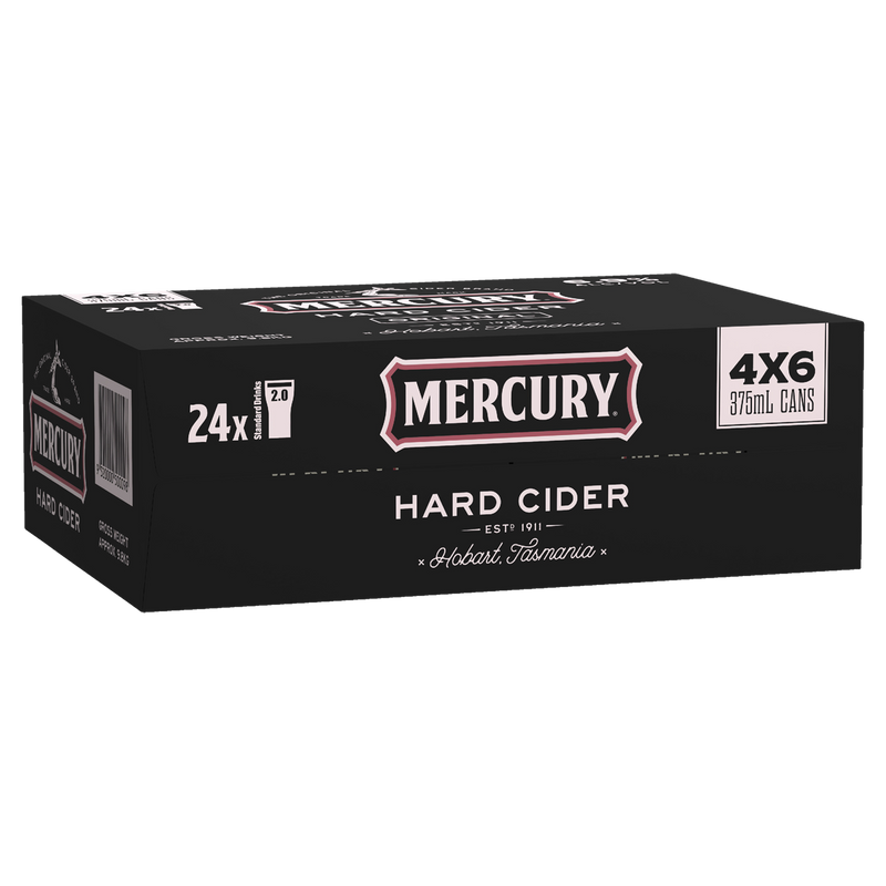MERCURY HARD CIDER CANS
