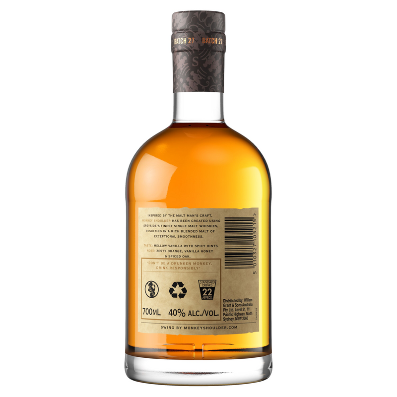 MONKEY SHOULDER SCOTCH WHISKY 700ML