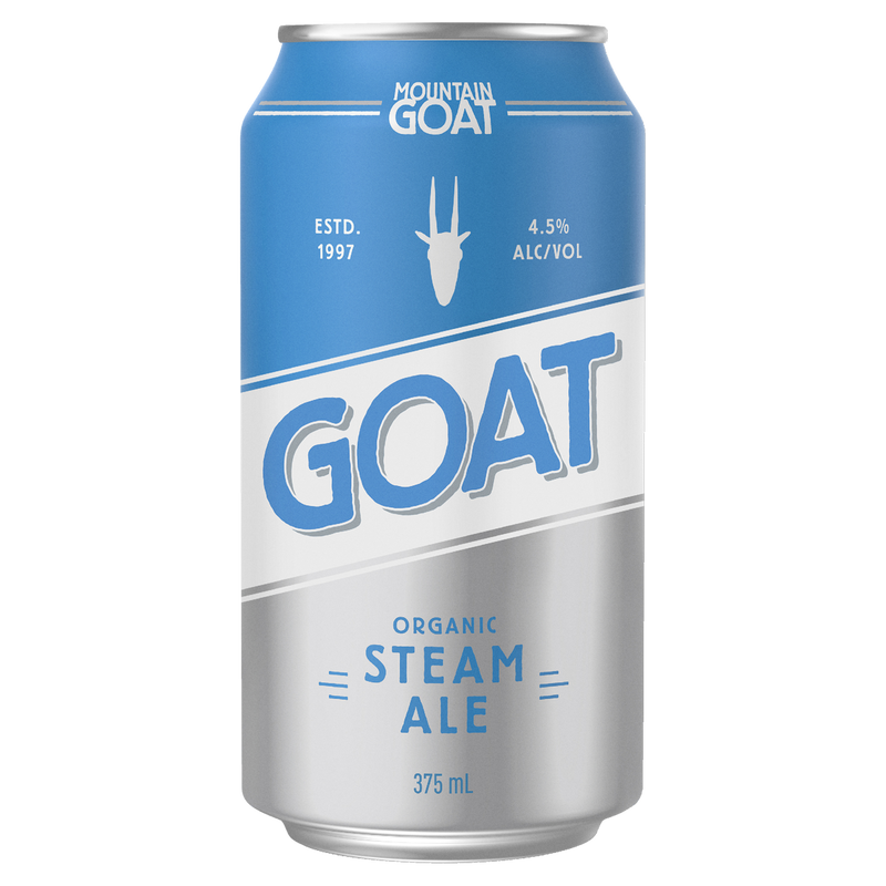 MOUNTAIN GOAT STEAM ALE CANS