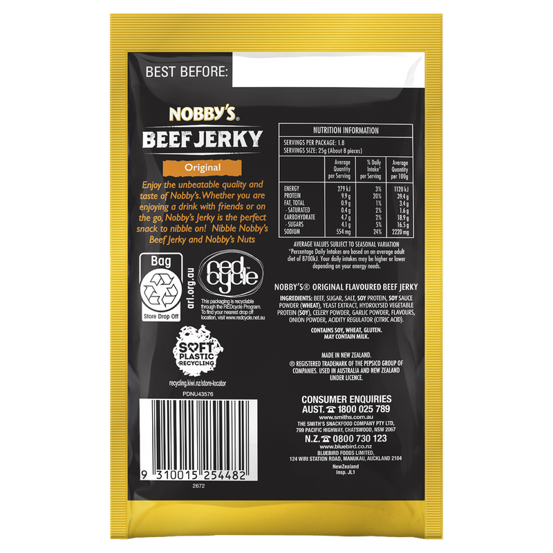 NOBBYS ORIGINAL JERKY 45g