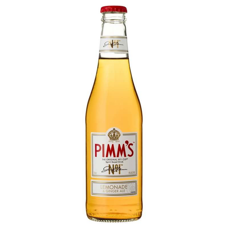PIMMS LEMONADE GINGER ALE BOTTLES