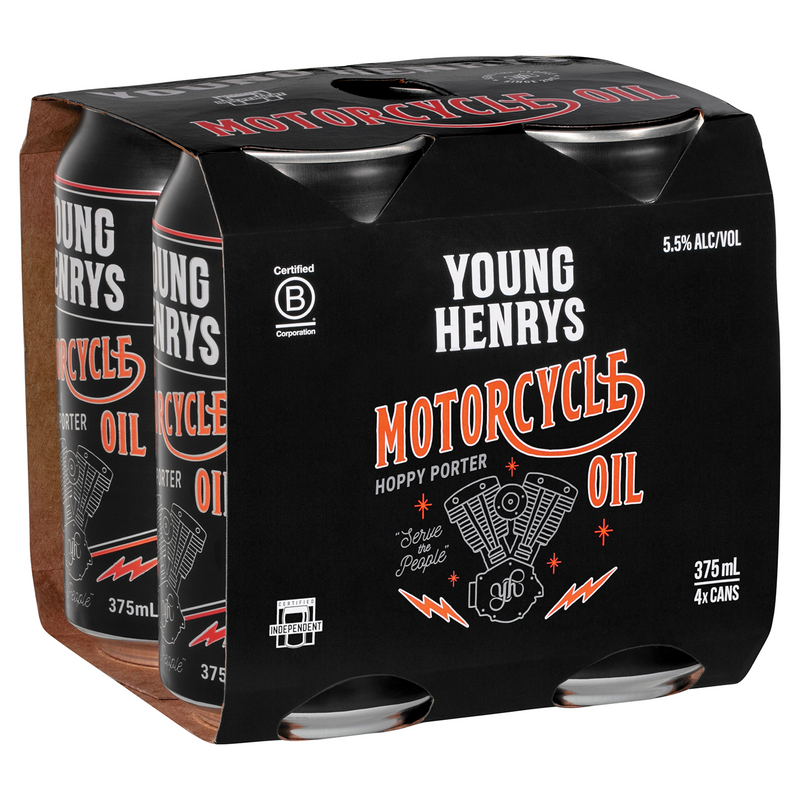 YOUNG HENRYS MOTOR OIL PORTER CAN