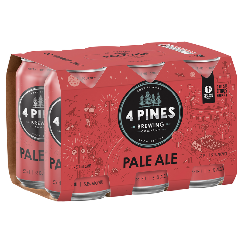 4 PINES PALE ALE CANS
