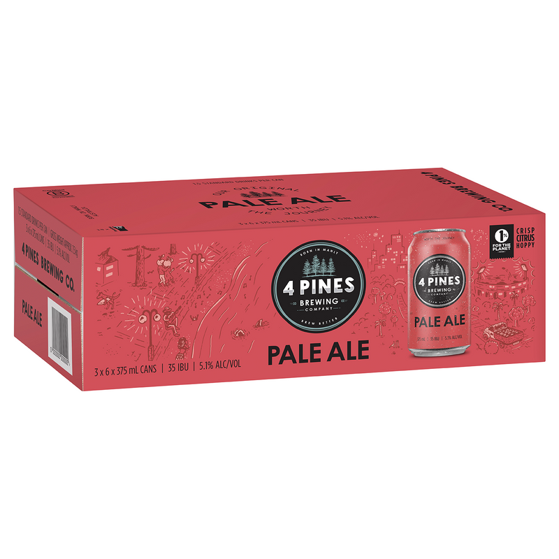 4 PINES PALE ALE CANS