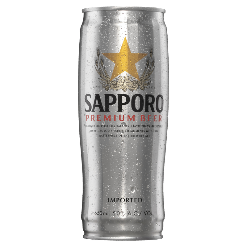 SAPPORO 650ML CANS