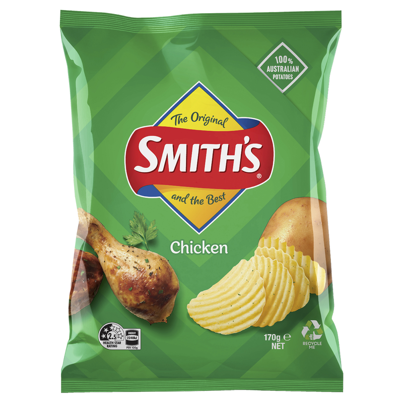 SMITHS CHIPS CHICKEN 170g