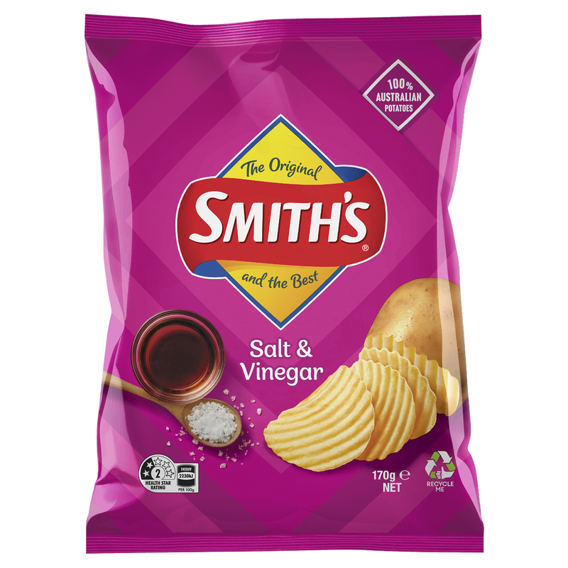 SMITHS CHIPS S&V 170g