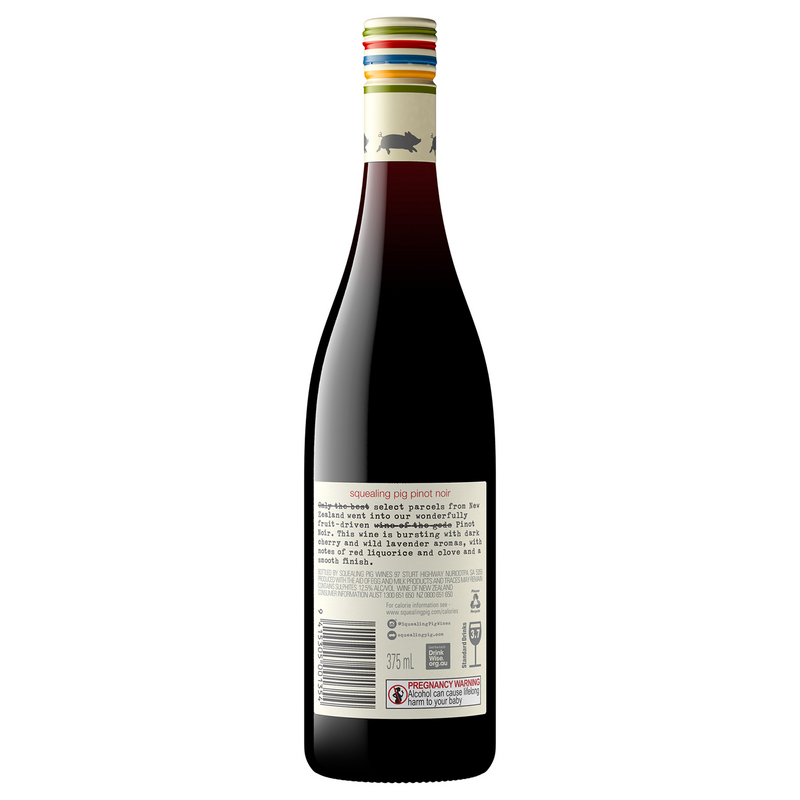 SQUEALING PIG PINOT 375ML