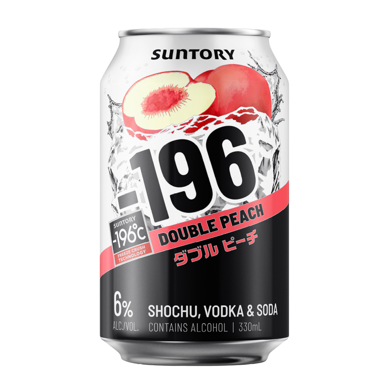 SUNTORY -196 DOUBLE PEACH CANS