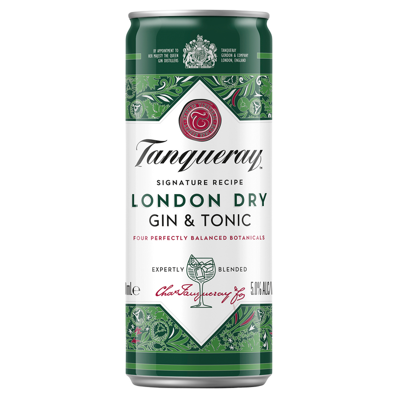 TANQUERAY GIN & TONIC CANS