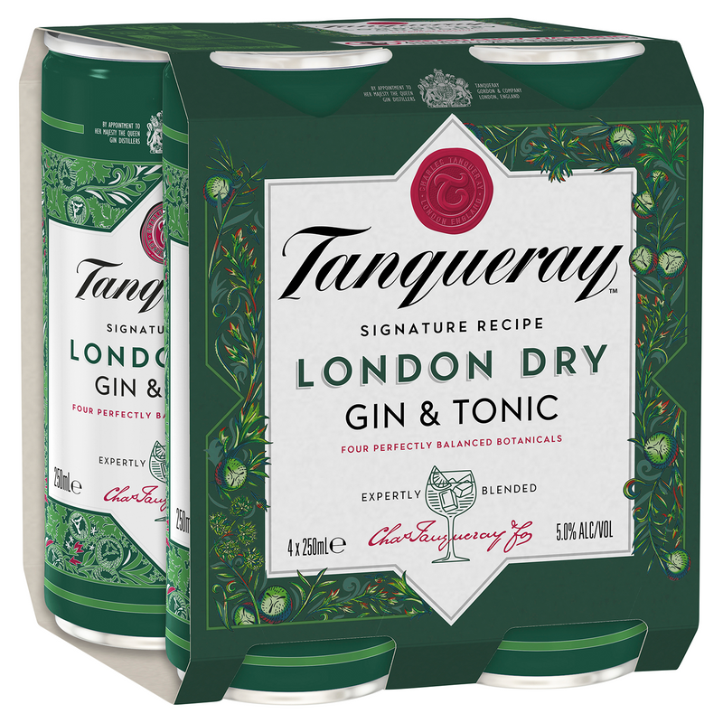 TANQUERAY GIN & TONIC CANS