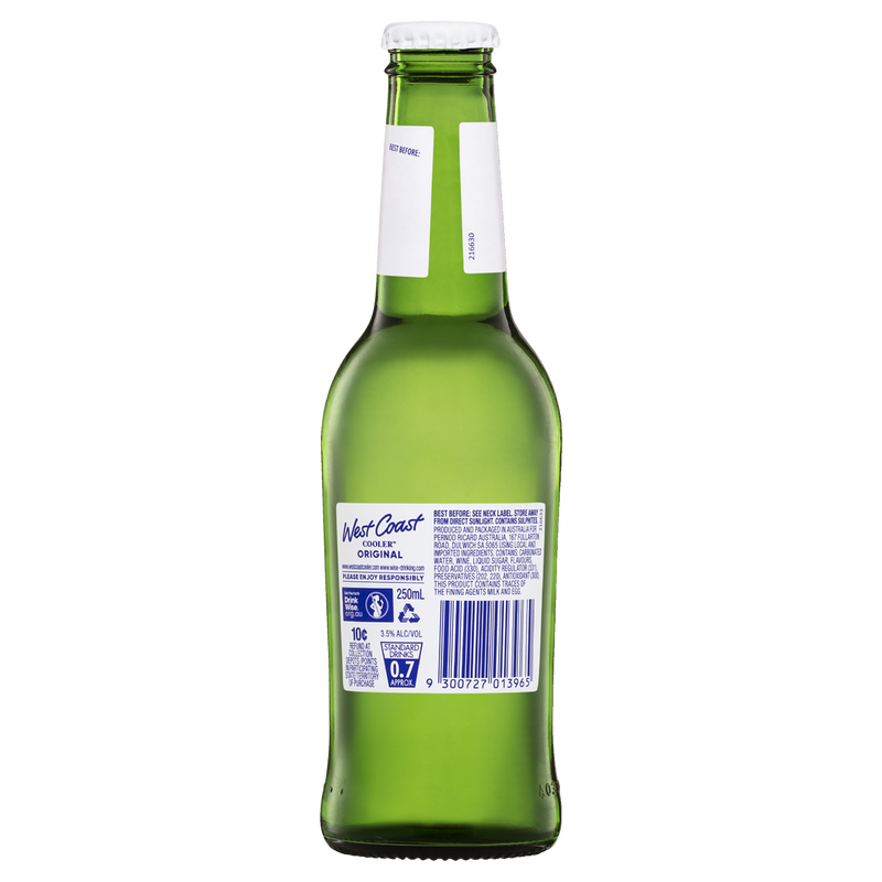 WEST COAST COOLER BOTTLES