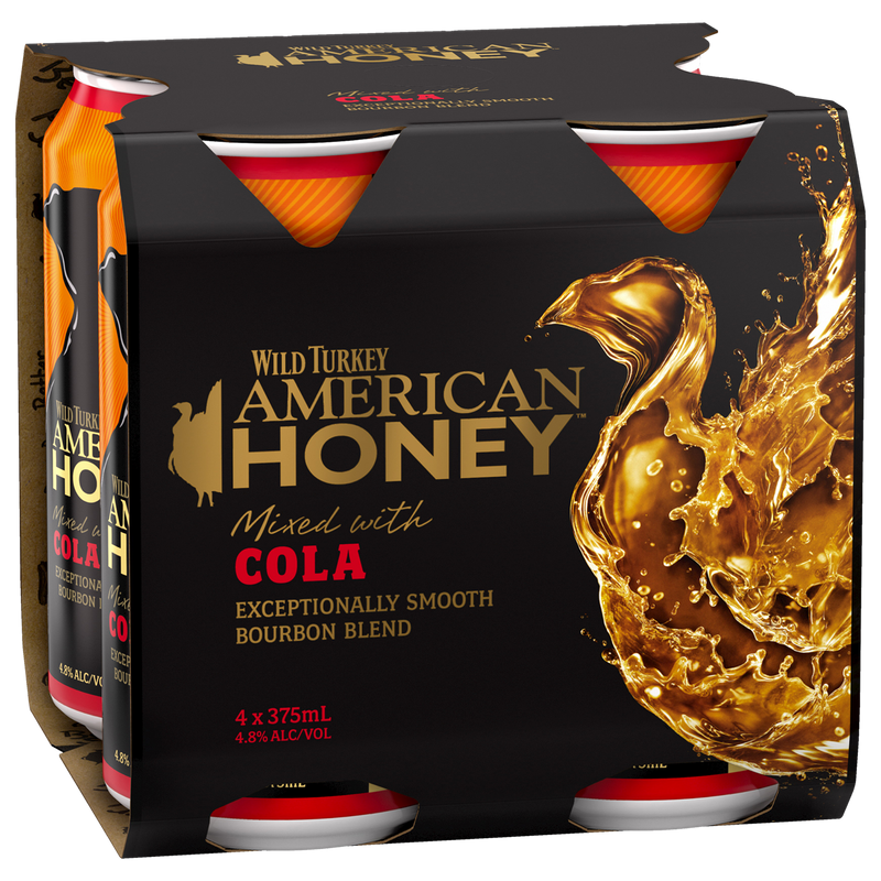 WILD TURKEY HONEY COLA CANS