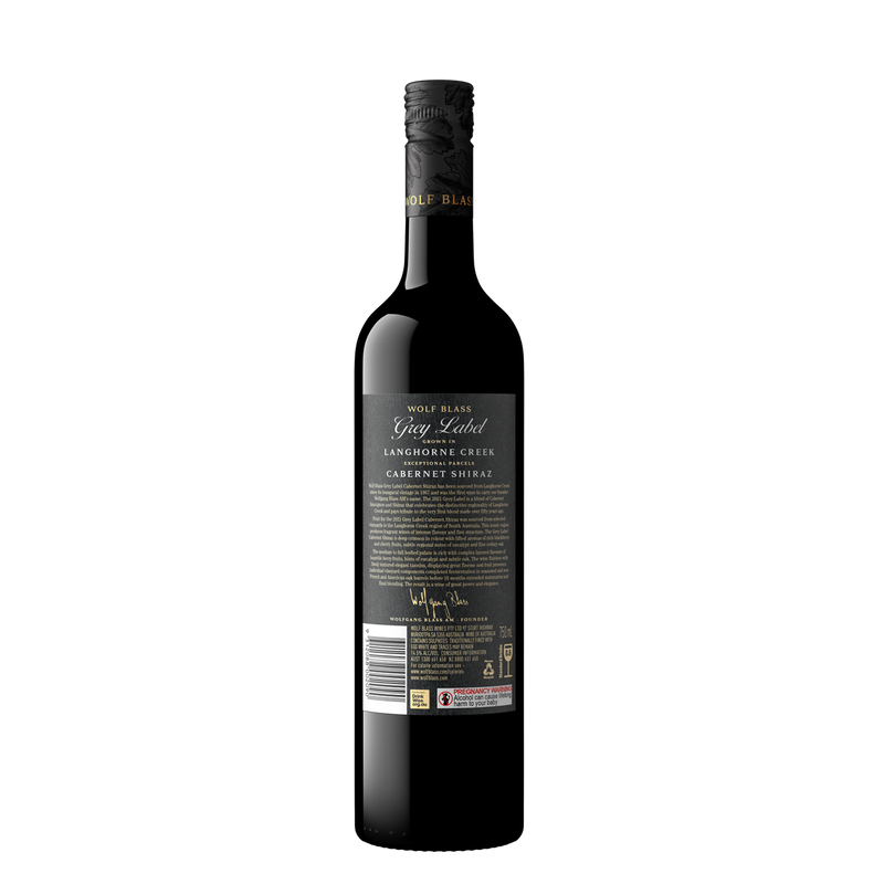 WOLF BLASS GREY CAB SHIRAZ