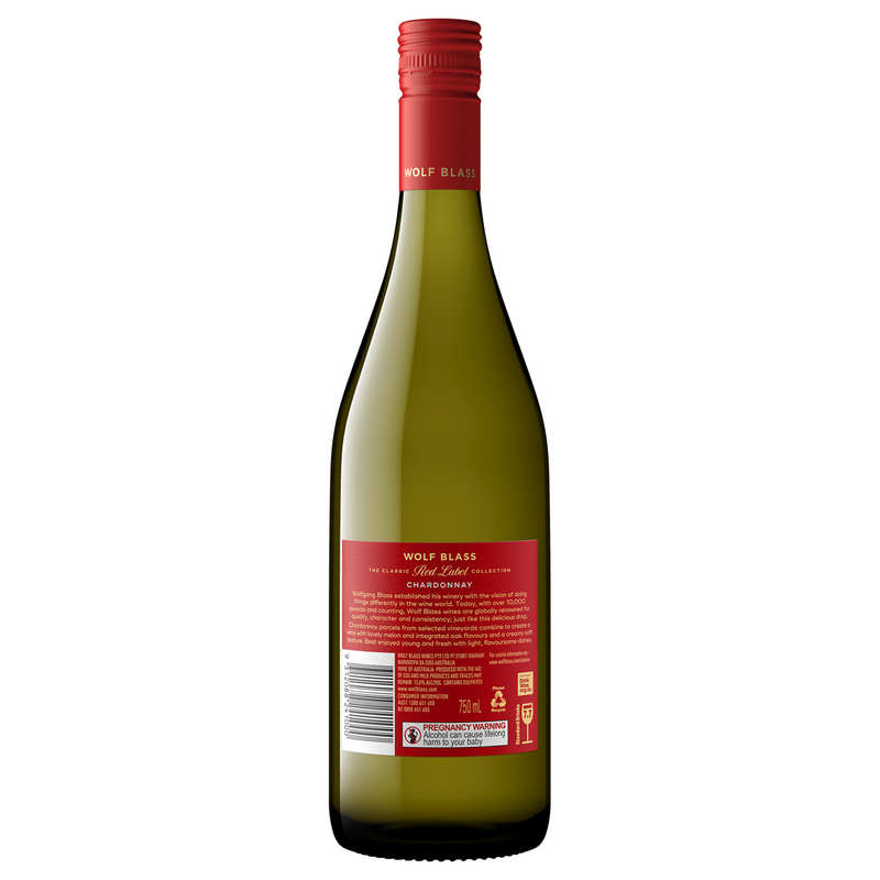 WOLF BLASS RED LABEL CHARDONNAY