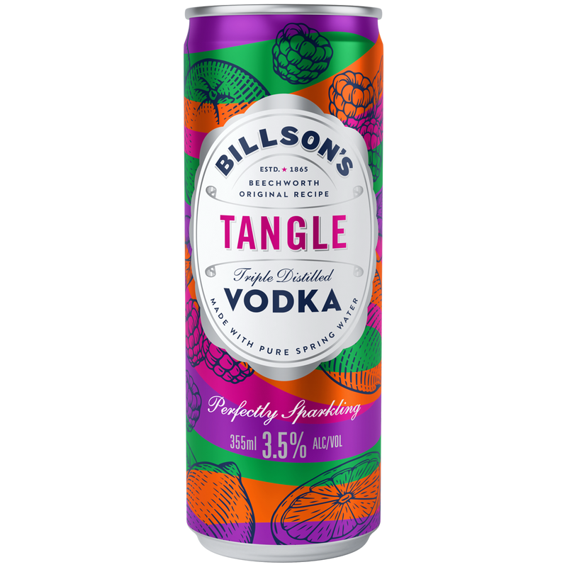 BILLSONS VODKA TANGLE CANS