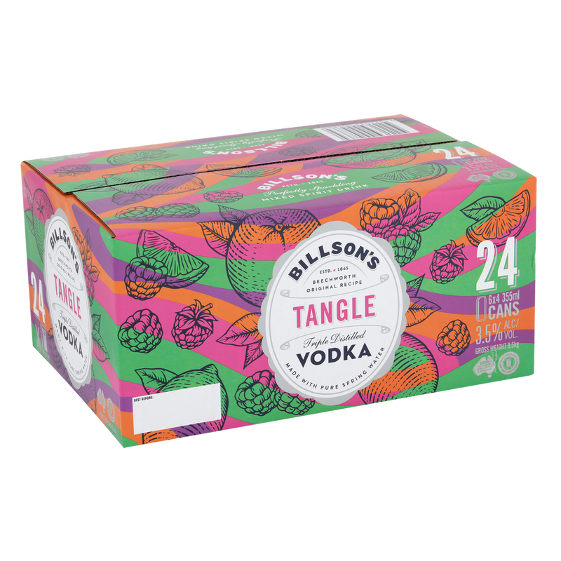 BILLSONS VODKA TANGLE CANS