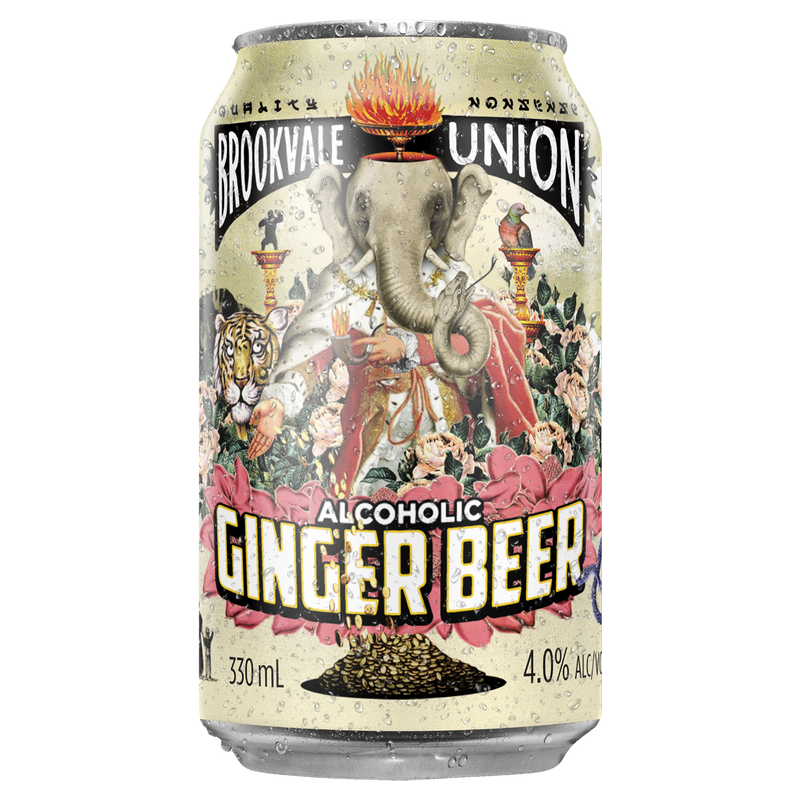 BROOKVALE UNION GINGER BEER CAN
