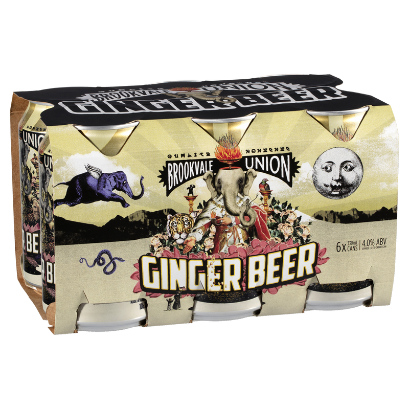 BROOKVALE UNION GINGER BEER CAN