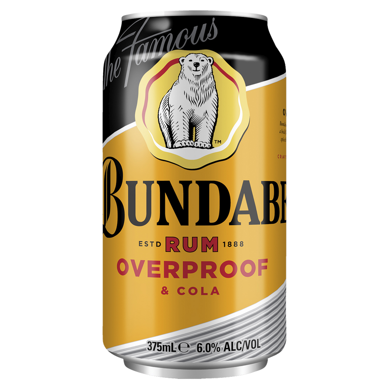 BUNDABERG RUM OP & COLA CANS