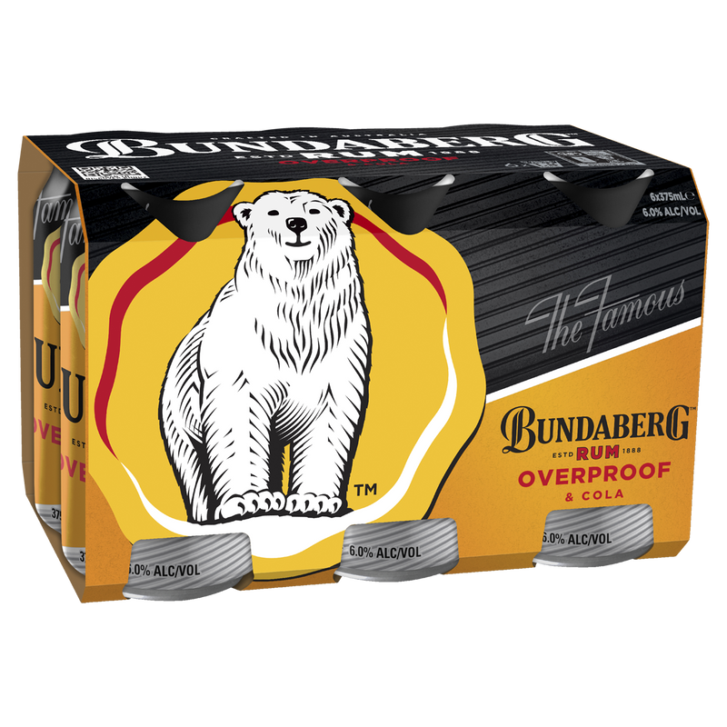 BUNDABERG RUM OP & COLA CANS