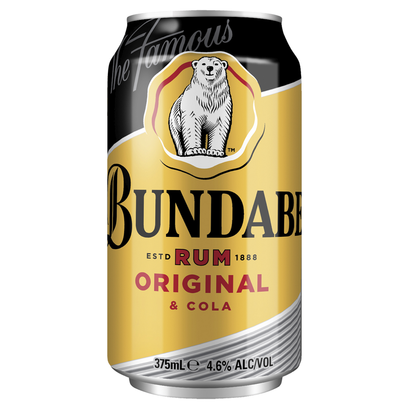BUNDABERG RUM UP & COLA CANS