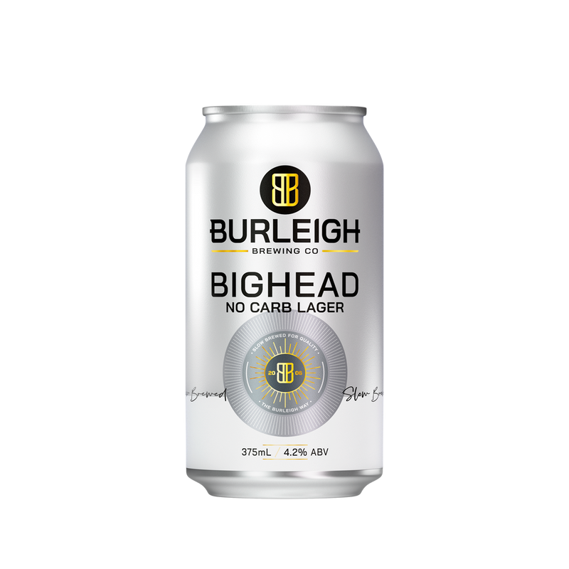 BURLEIGH BIG HEAD LAGER CAN