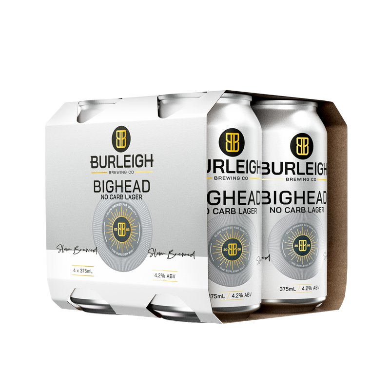 BURLEIGH BIG HEAD LAGER CAN