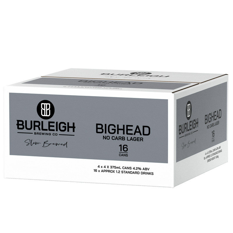 BURLEIGH BIG HEAD LAGER CAN