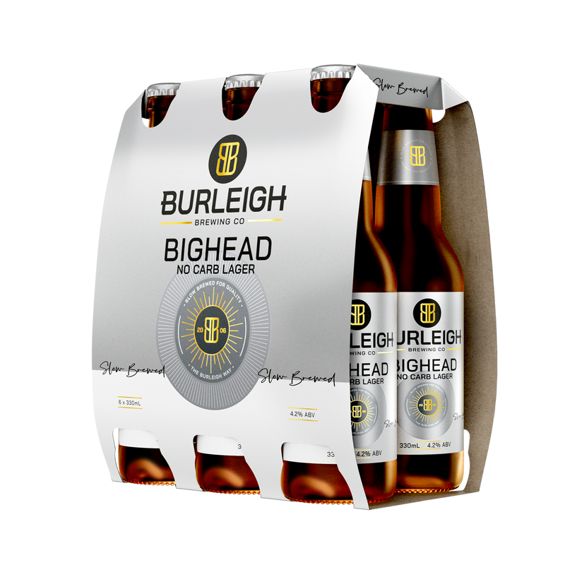 BURLEIGH BIG HEAD LAGER STUBBIES