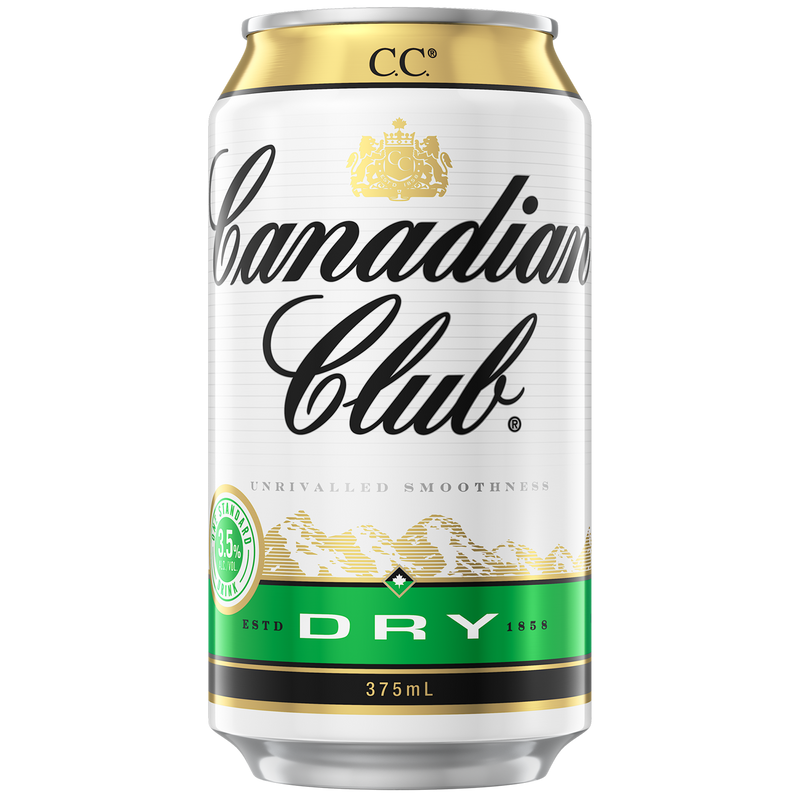 CANADIAN CLUB & DRY 3.5% CAN 375ML