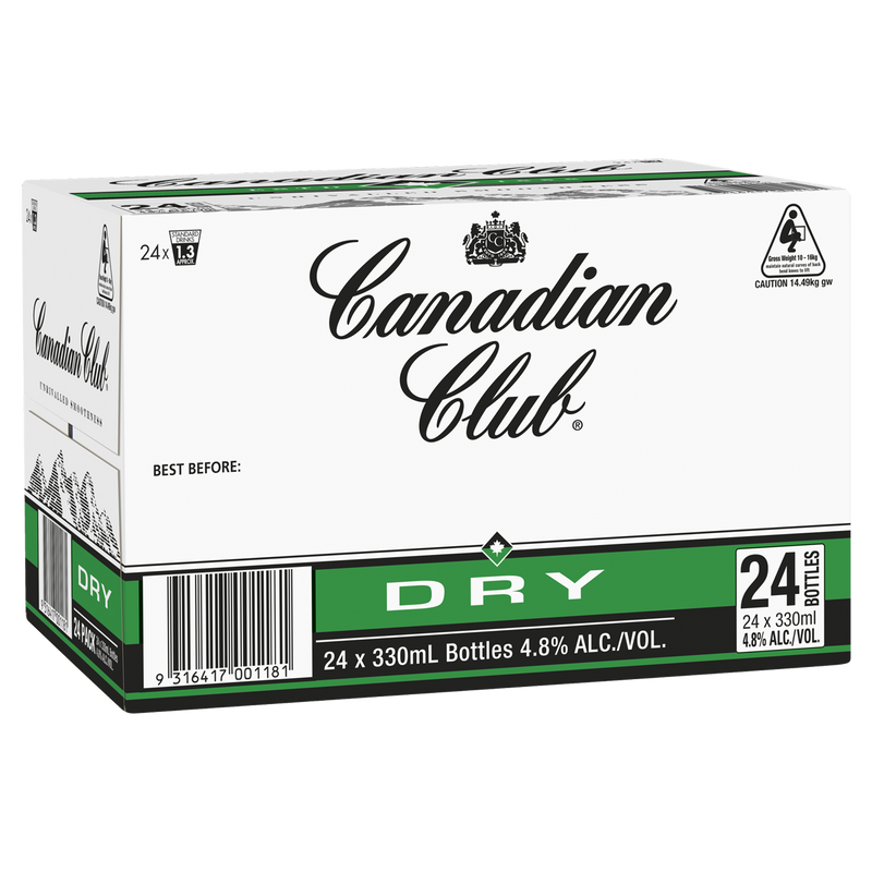 CANADIAN CLUB & DRY BOTTLES