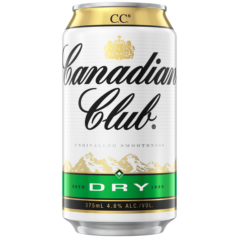 CANADIAN CLUB & DRY CANS