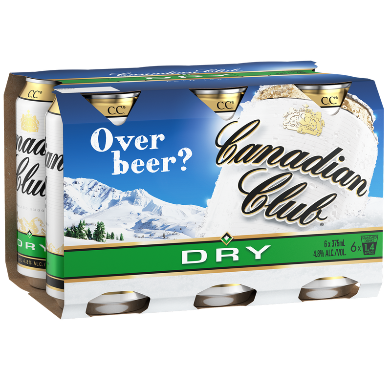 CANADIAN CLUB & DRY CANS